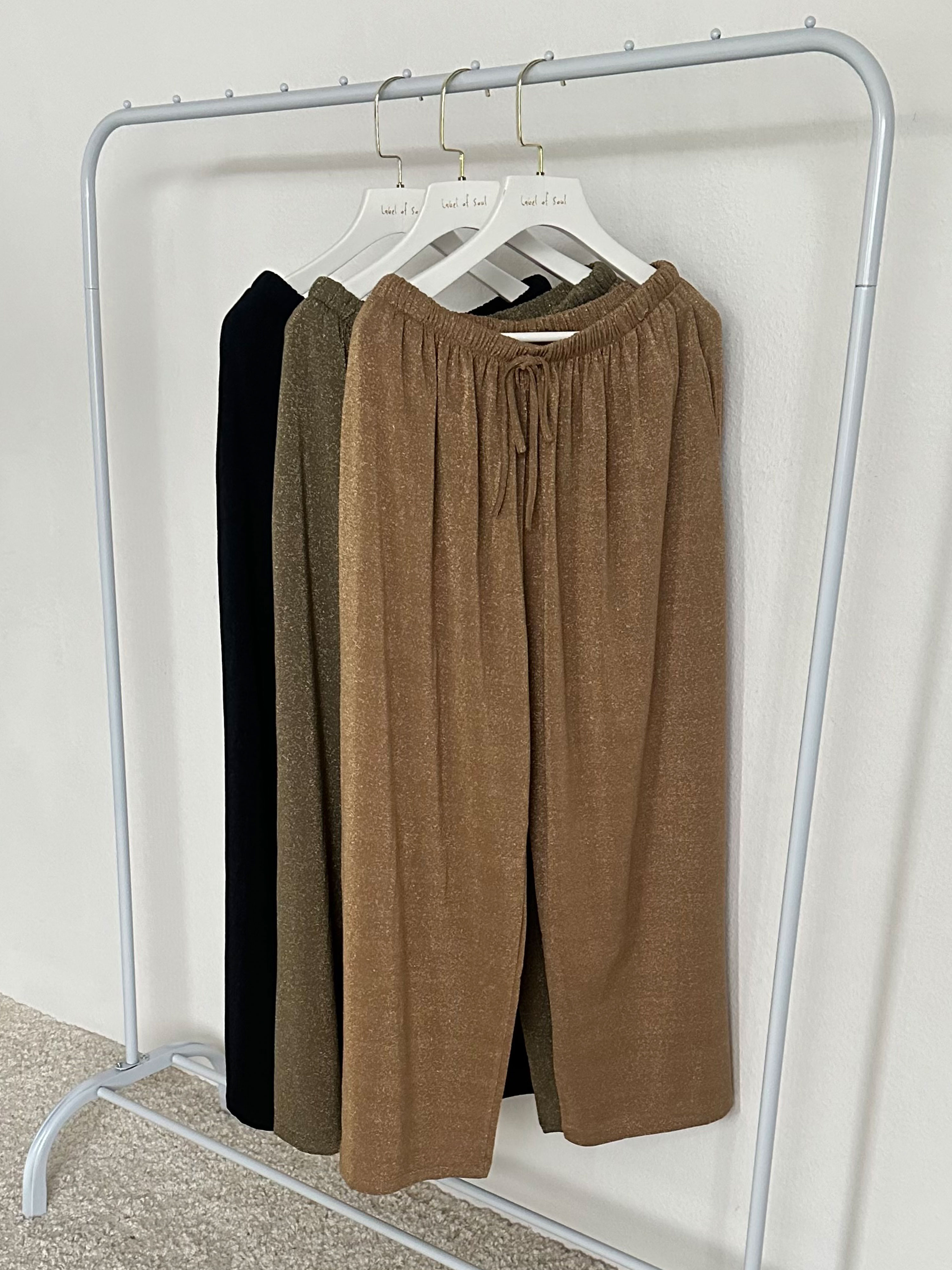 Palazzo Culotte Hose - SPARKLE - Camel