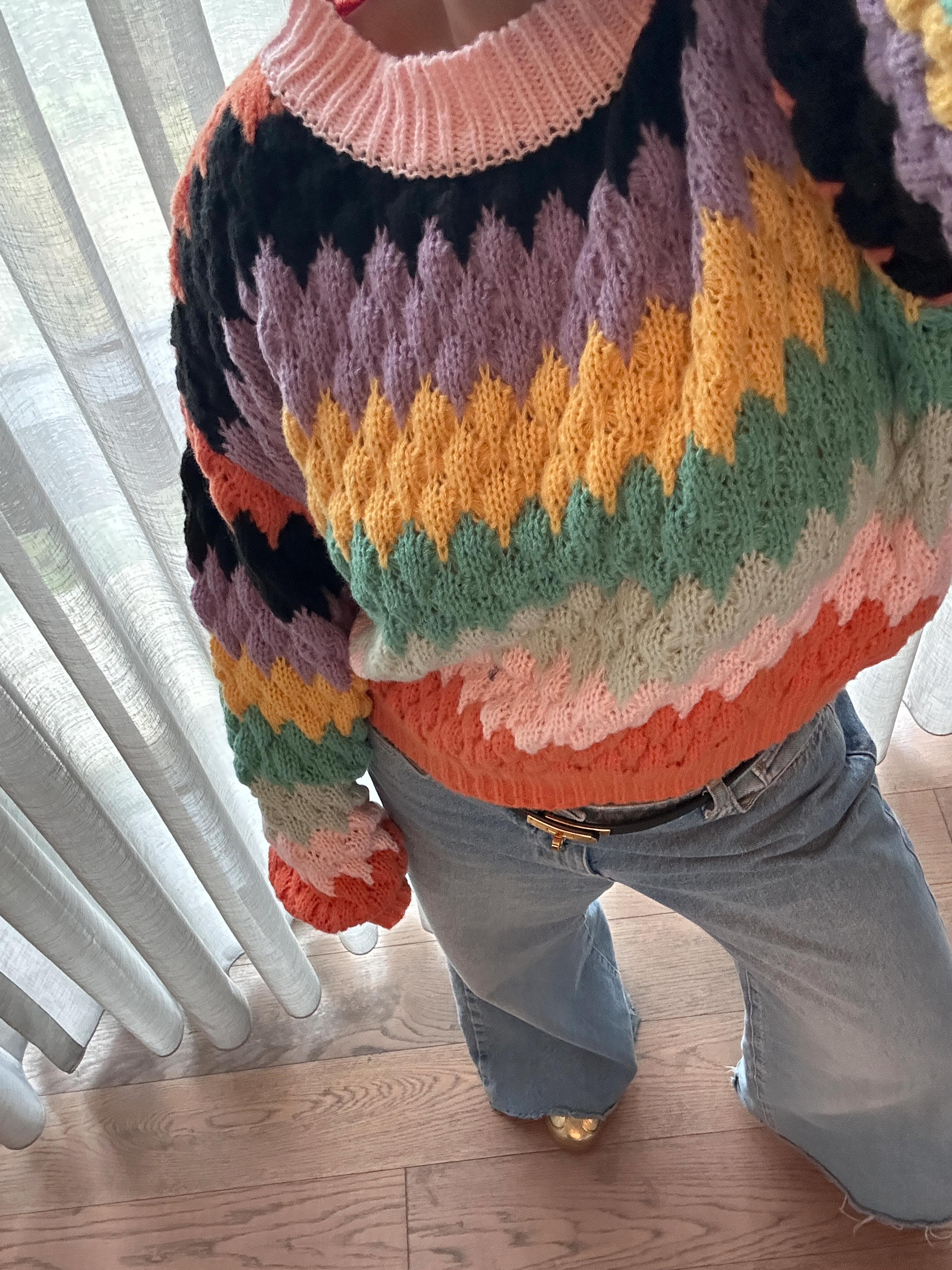 LIMITED Strickpullover - RAINBOW - Bunt